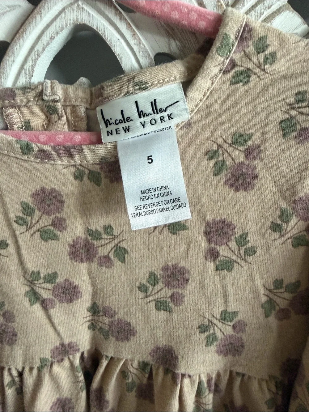 Nicole Miller Girls Peplum Fall Set, size 5